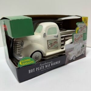 ScentSationals Holiday White Truck Hot Plate Wax Warmer